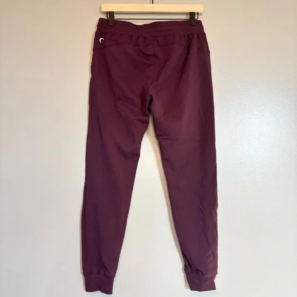 Zyia Active Small Unwind Drawstring Jogger Plum Purple - Picture 3 of 5